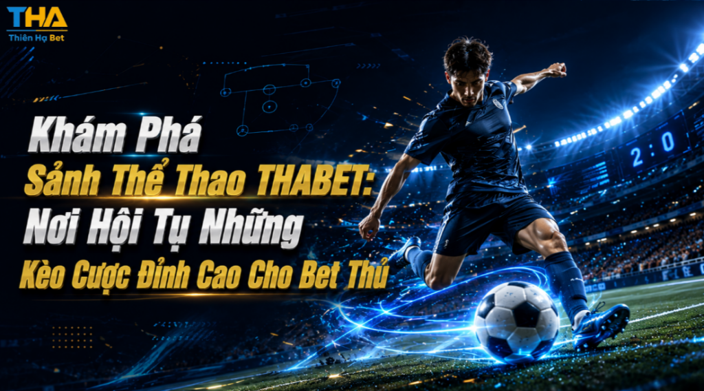Khám Phá Sảnh Thể Thao THABET: Nơi Hội Tụ Những Kèo Cược Đỉnh Cao Cho Bet Thủ